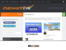 Tablet Screenshot of chatsworthlive.com